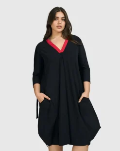 Women Alembika Plus<Tekbika Celine Dress, Black