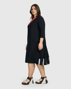 Women Alembika Plus<Tekbika Celine Dress, Black