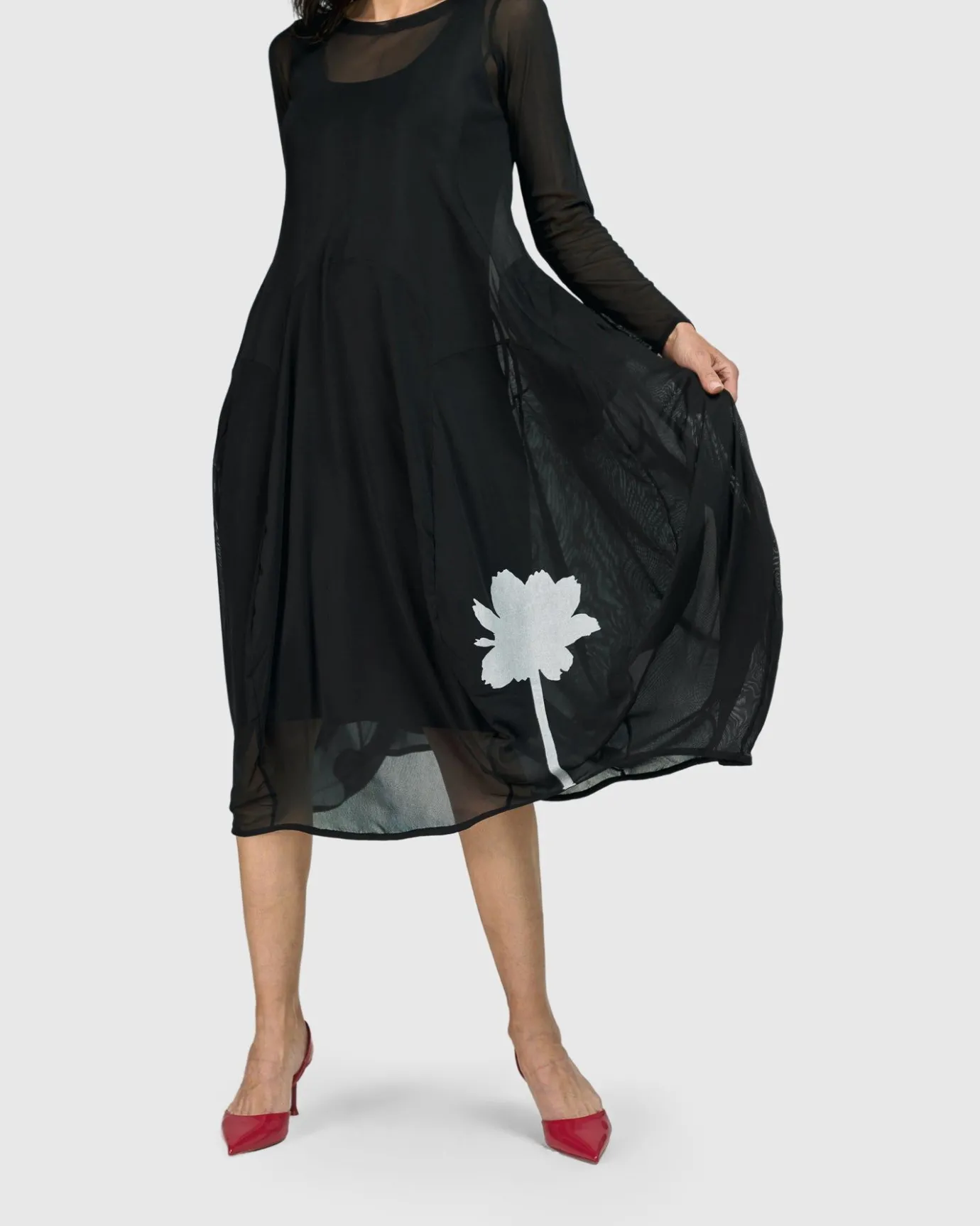 Women Alembika Dresses<Tekbika Charlotte Crew Cocoon Dress, Tulle