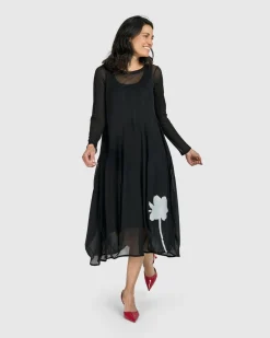 Women Alembika Dresses<Tekbika Charlotte Crew Cocoon Dress, Tulle