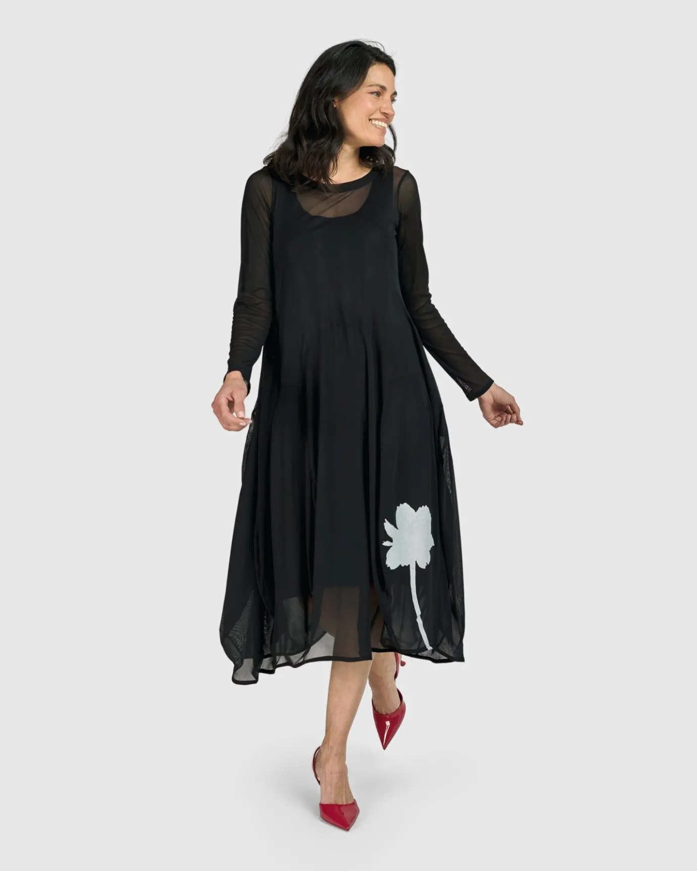 Women Alembika Dresses<Tekbika Charlotte Crew Cocoon Dress, Tulle
