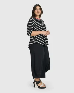 Women Alembika Plus<Tekbika De Beauvoir Tee, Stripes