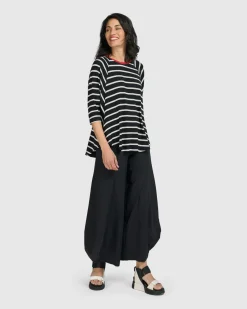 Women Alembika Plus<Tekbika De Beauvoir Tee, Stripes