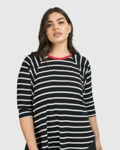 Women Alembika Tops & Tunics<Tekbika De Beauvoir Tee, Stripes