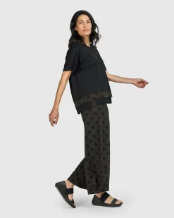 Women Alembika Tops & Tunics<Tekbika Dots Boxy Top, Khaki