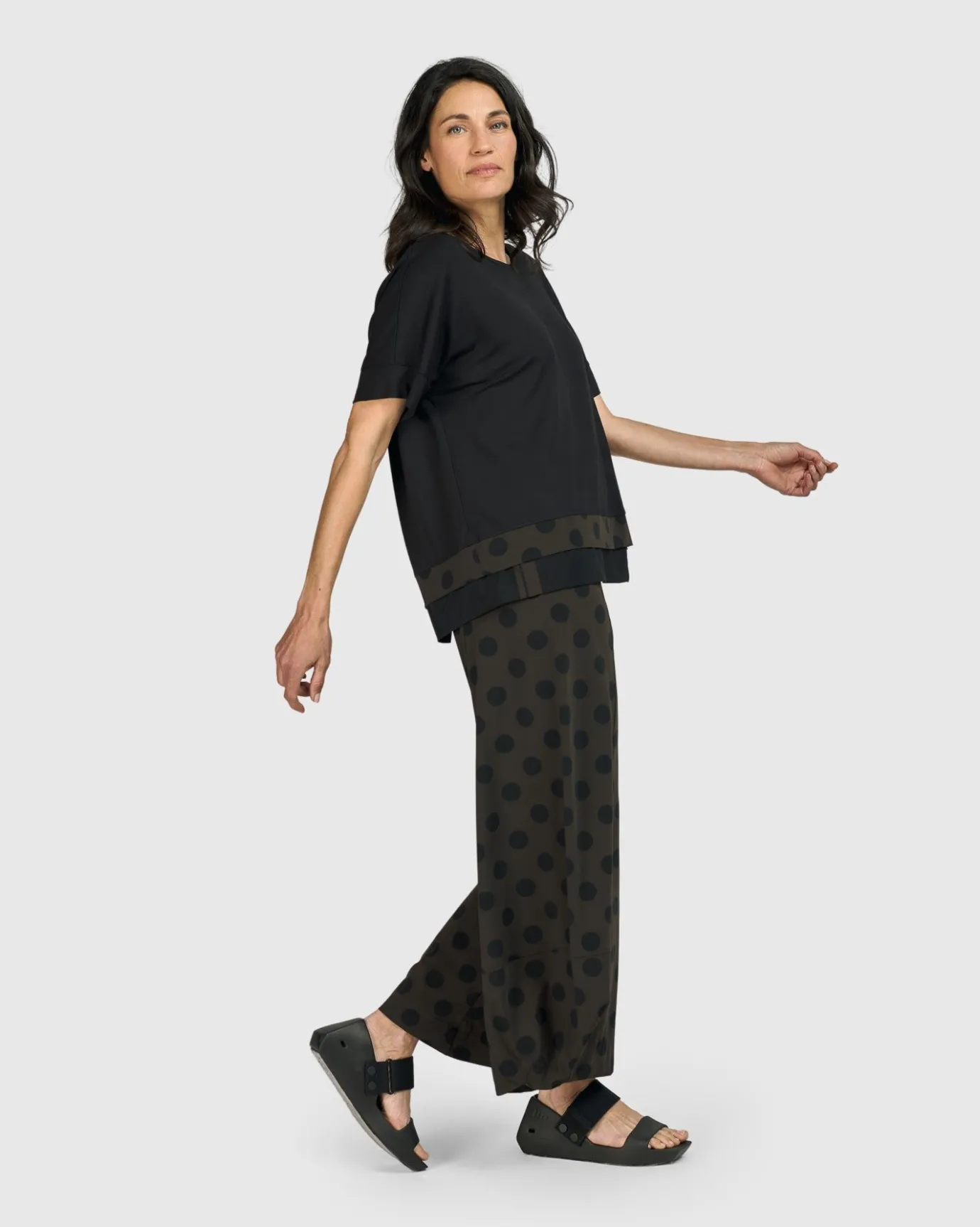 Women Alembika Tops & Tunics<Tekbika Dots Boxy Top, Khaki