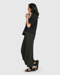 Women Alembika Pants & Skirts<Tekbika Dots Punto Pants, Khaki
