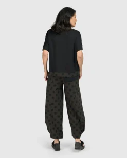 Women Alembika Pants & Skirts<Tekbika Dots Punto Pants, Khaki