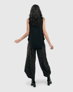 Women Alembika Pants & Skirts<Tekbika Dots Punto Pants, Khaki