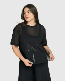 Women Alembika Tops & Tunics<Tekbika Edith Mesh Tee, Flower