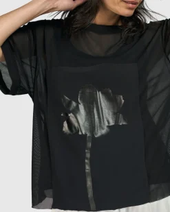 Women Alembika Tops & Tunics<Tekbika Edith Mesh Tee, Flower