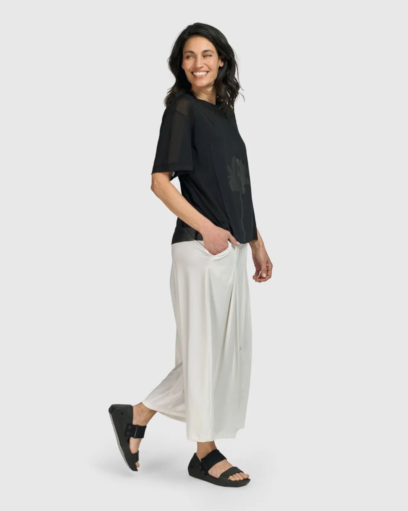 Women Alembika Tops & Tunics<Tekbika Edith Mesh Tee, Flower