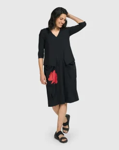 Women Alembika Dresses<Tekbika Francoise Cargo Dress, Flower