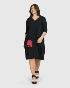 Women Alembika Plus<Tekbika Francoise Cargo Dress, Flower