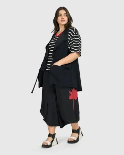 Women Alembika Jackets<Tekbika Gabrielle Relaxed Vest, Black