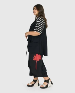 Women Alembika Jackets<Tekbika Gabrielle Relaxed Vest, Black