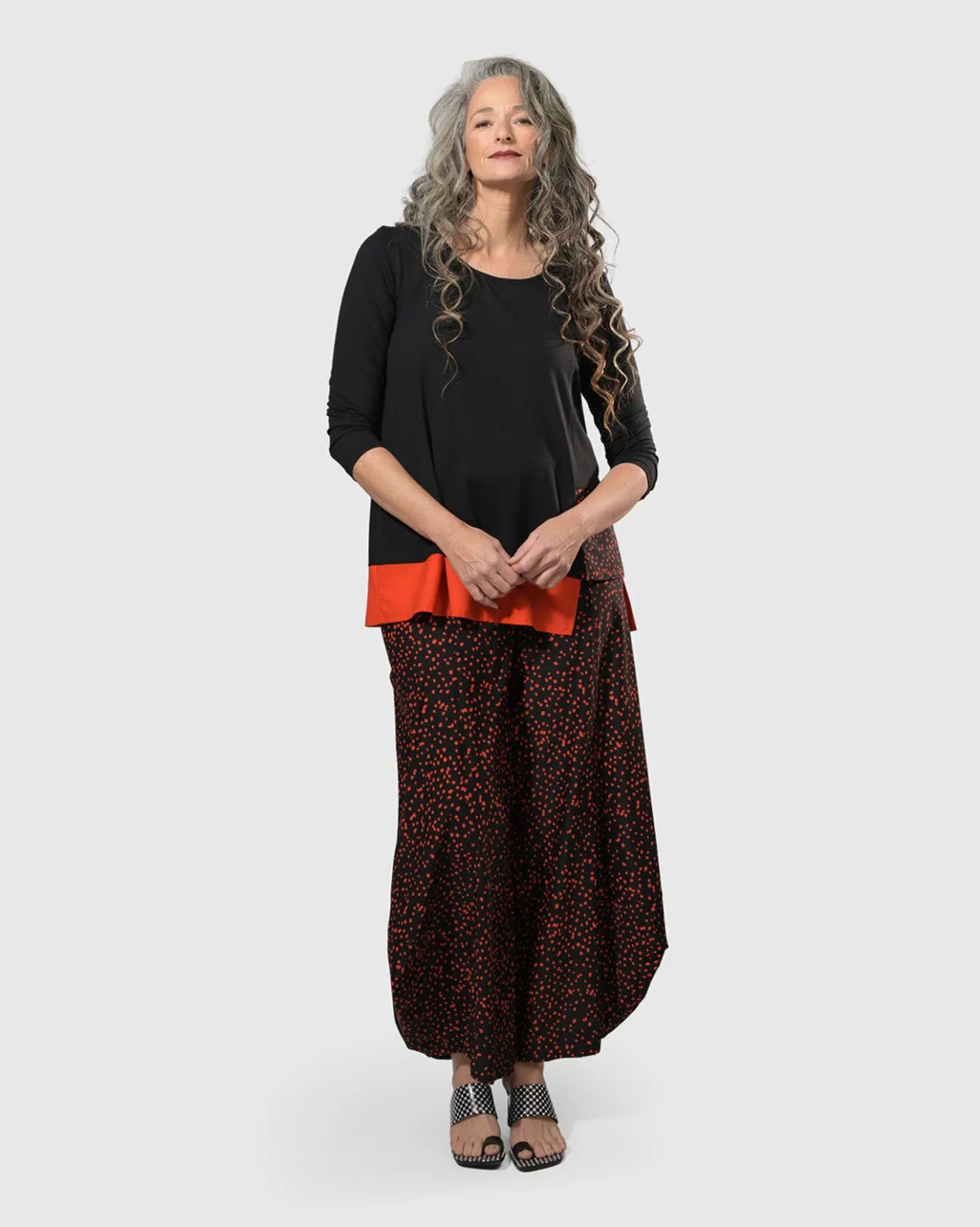 Women Alembika Pants & Skirts<Tekbika Leigh Punto Pants, Flame