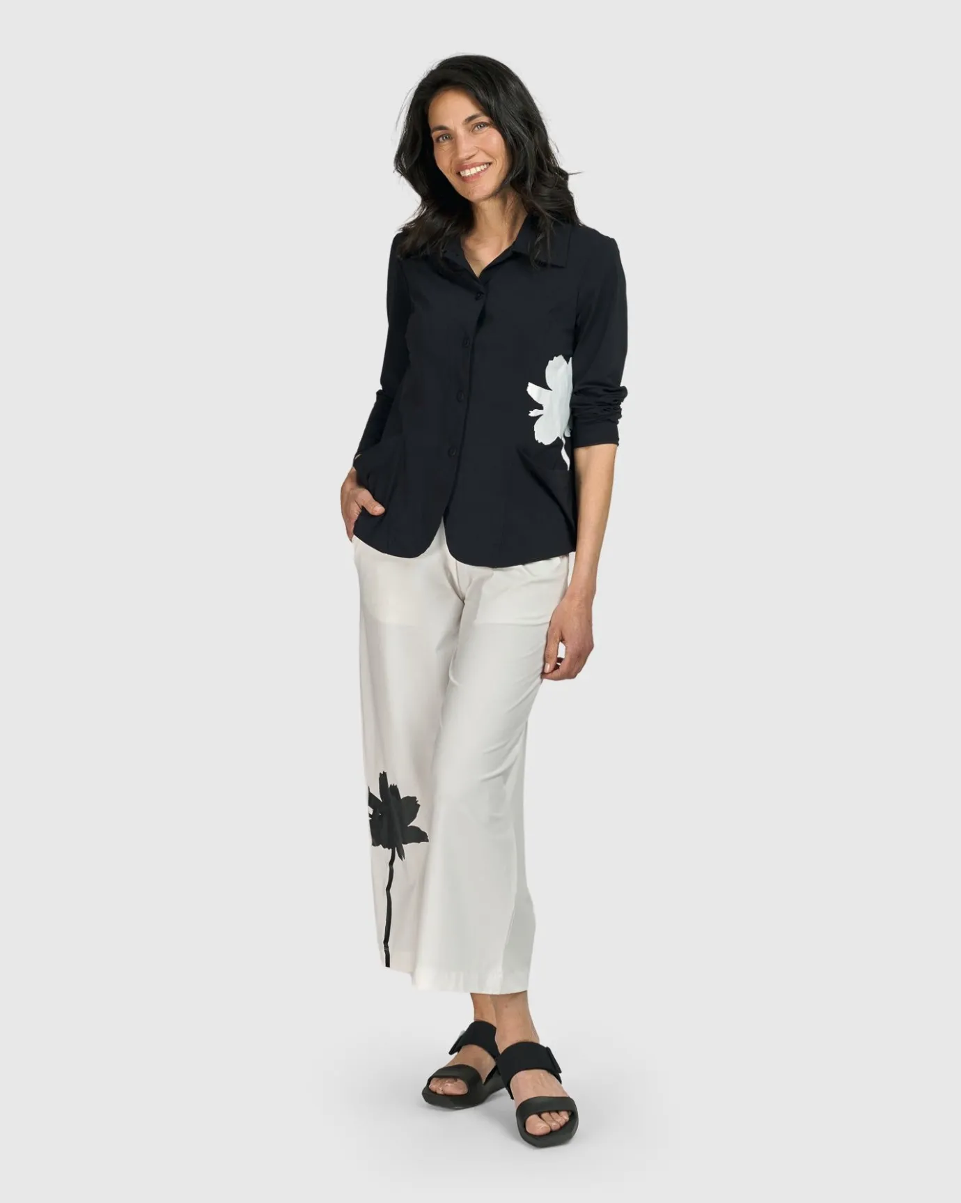 Women Alembika Jackets<Tekbika Mont Blanc Blazer, Flower