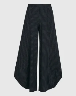 Women Alembika Plus<Tekbika Pinstripe Punto Pants, Black