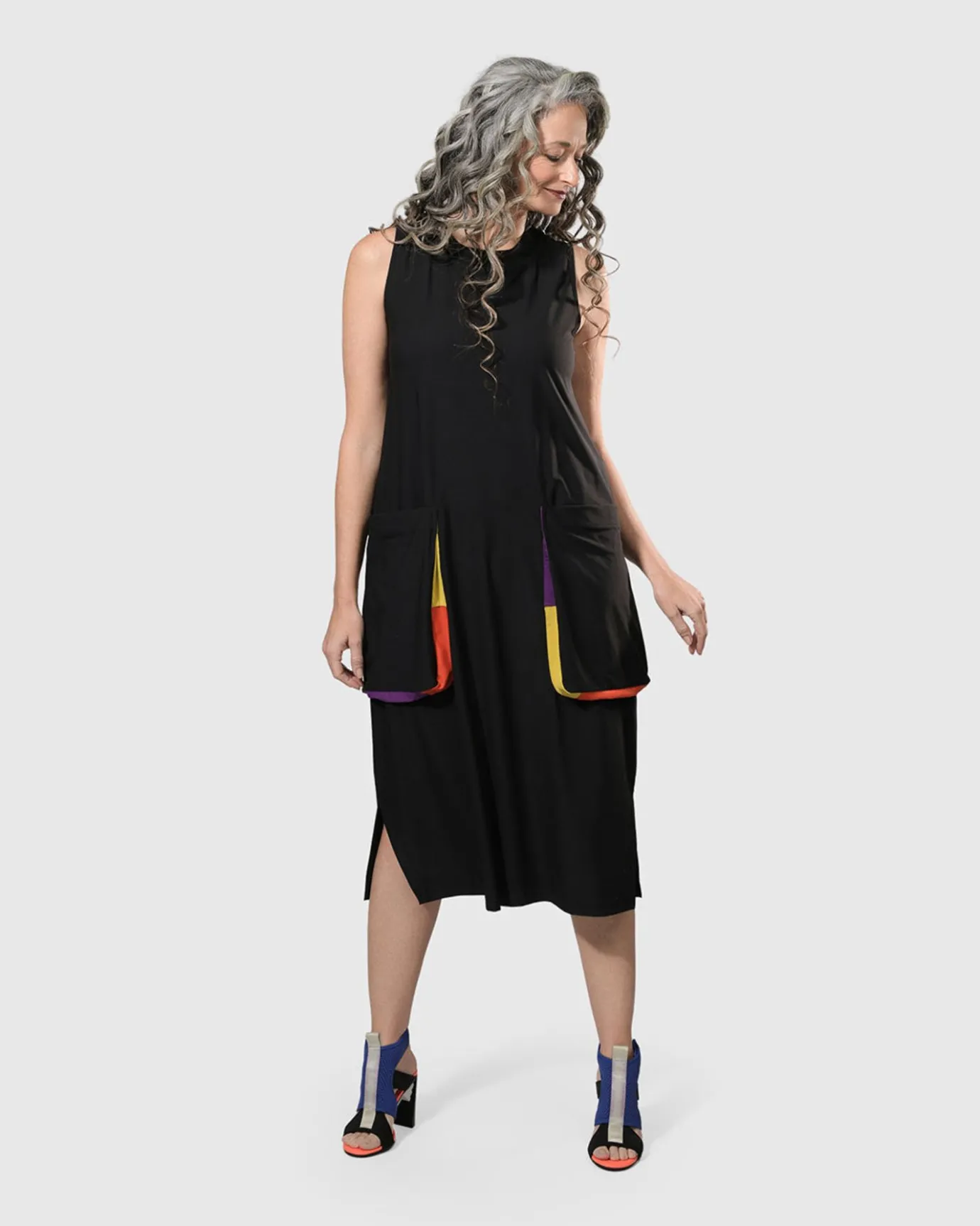 Women Alembika Dresses<Tekbika Poppy Sleeveless Pocket Dress, Multi