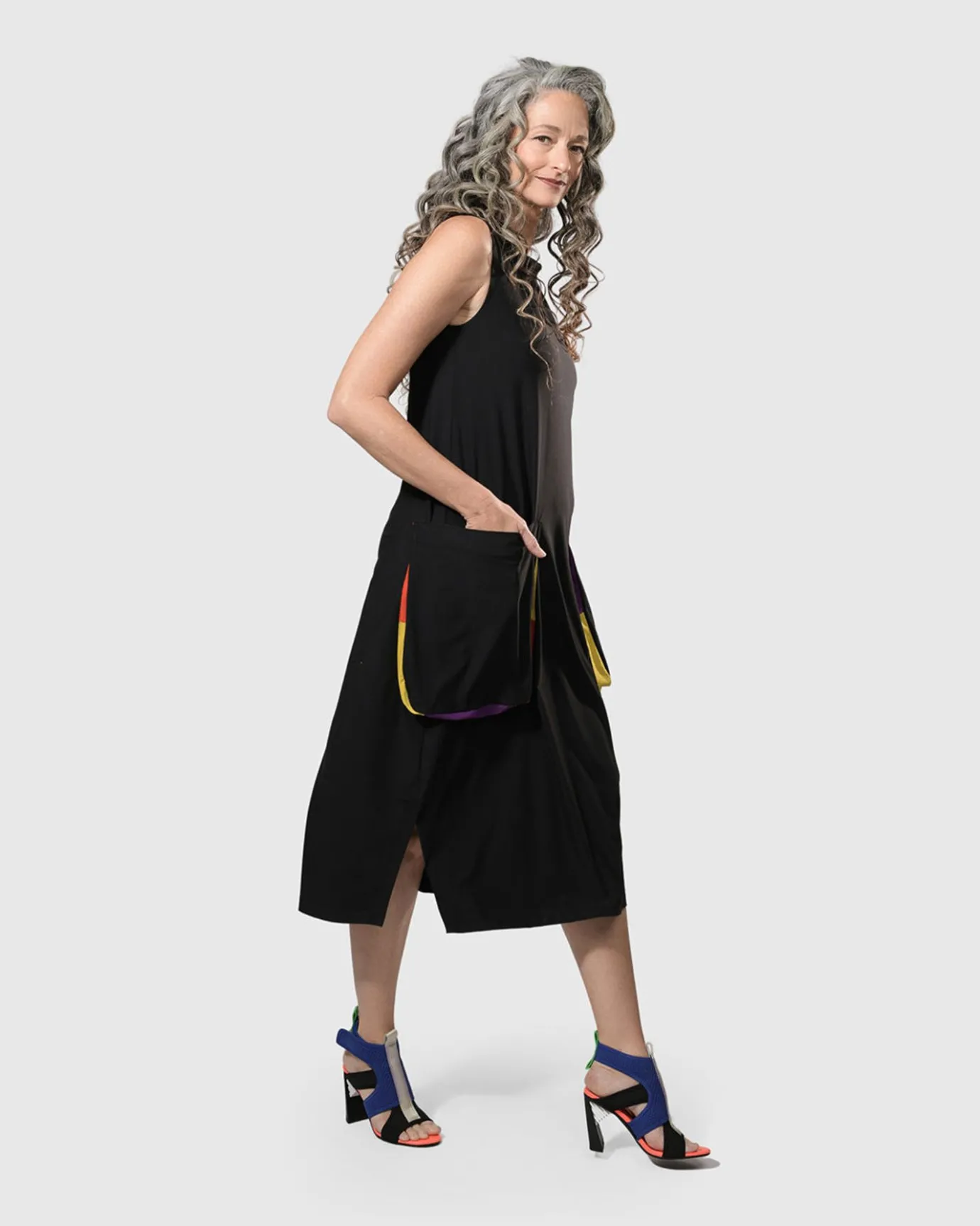 Women Alembika Dresses<Tekbika Poppy Sleeveless Pocket Dress, Multi