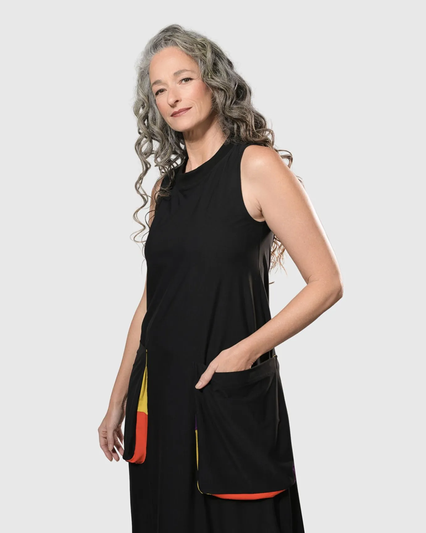 Women Alembika Dresses<Tekbika Poppy Sleeveless Pocket Dress, Multi