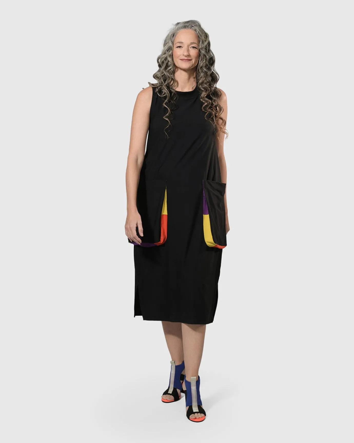 Women Alembika Dresses<Tekbika Poppy Sleeveless Pocket Dress, Multi