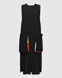Women Alembika Plus<Tekbika Poppy Sleeveless Pocket Dress, Multi