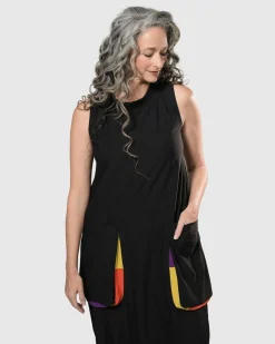 Women Alembika Plus<Tekbika Poppy Sleeveless Pocket Dress, Multi