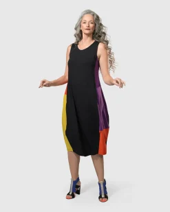 Women Alembika Plus<Tekbika Sarah Sleeveless Cocoon Dress, Multi