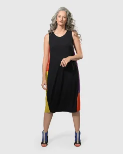Women Alembika Plus<Tekbika Sarah Sleeveless Cocoon Dress, Multi