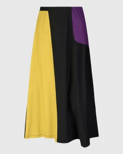 Women Alembika Plus<Tekbika Swing Maxi Skirt, Multi/Yellow