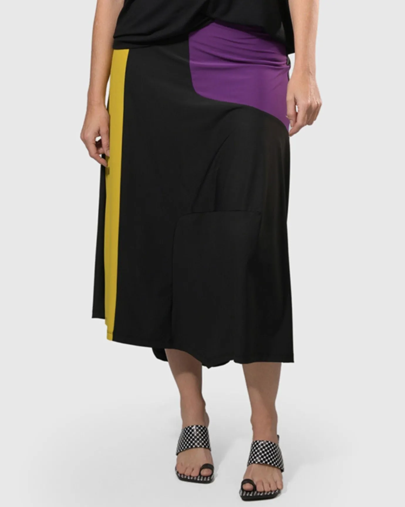 Women Alembika Pants & Skirts<Tekbika Swing Maxi Skirt, Multi/Yellow