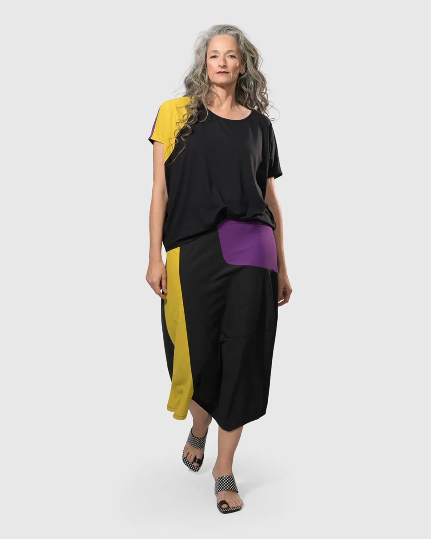 Women Alembika Pants & Skirts<Tekbika Swing Maxi Skirt, Multi/Yellow