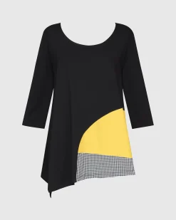 Women Alembika Plus<Tekbika Tamara Tunic Top, Yellow