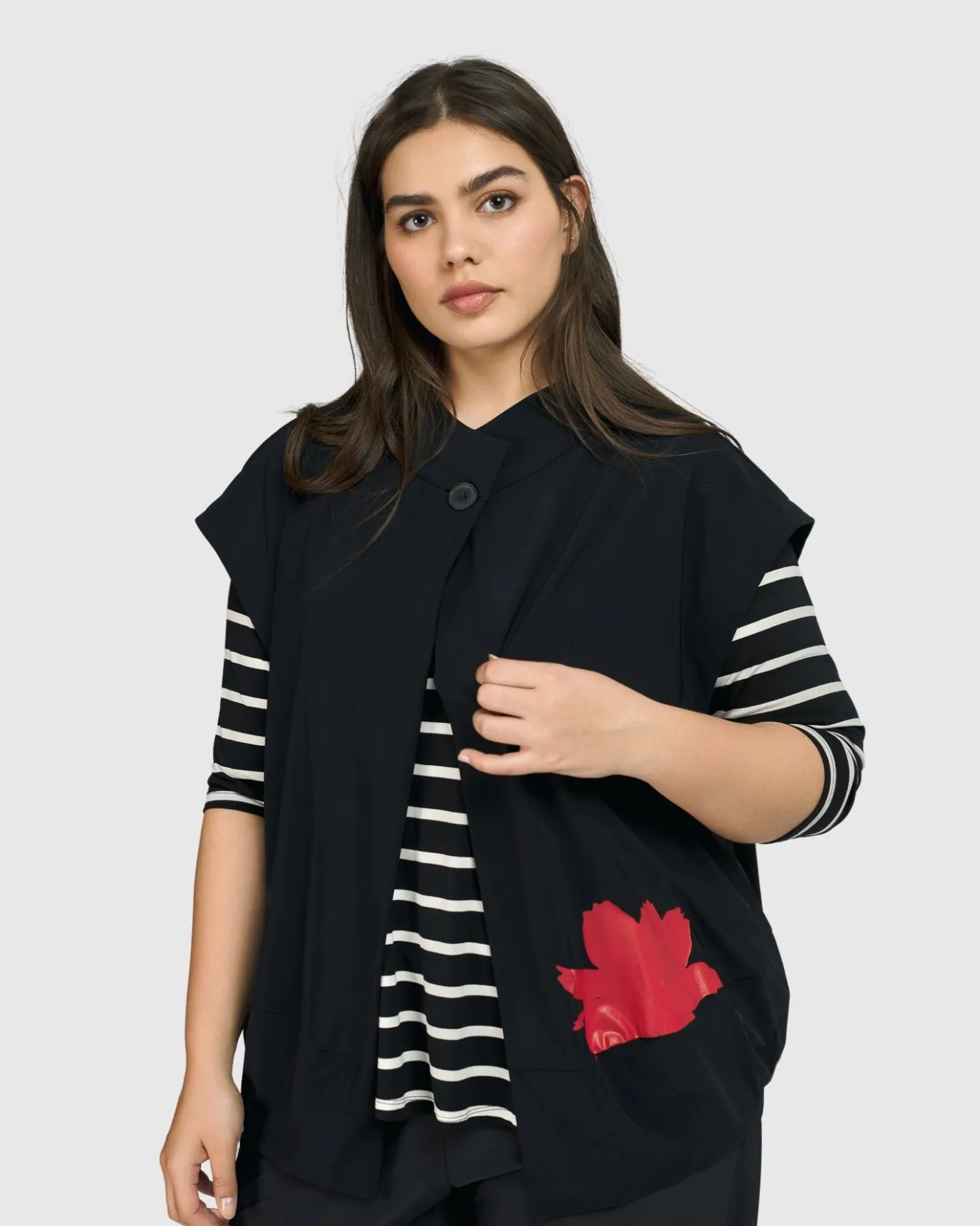Women Alembika Jackets<Tekbika Versaille Go-To Vest, Flower