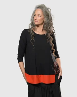 Women Alembika Plus<Tekbika Victoria Tunic Top, Flame