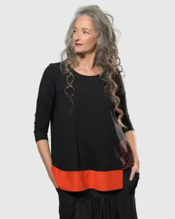 Women Alembika Plus<Tekbika Victoria Tunic Top, Flame