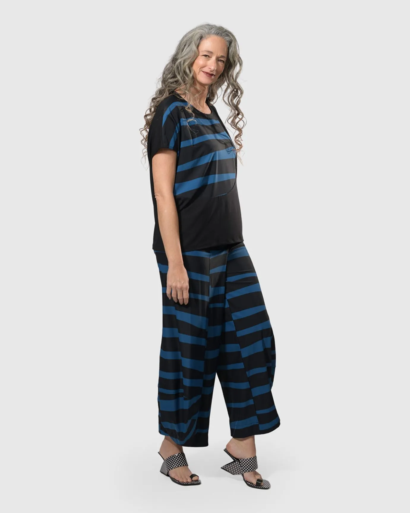 Women Alembika Plus<Tekbika Wave Punto Pants, Ocean