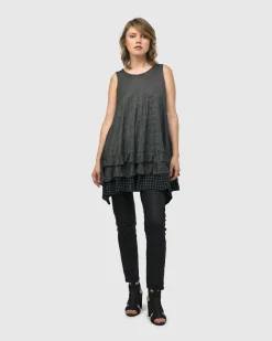 Women Alembika Plus<Thalia Sleeveless Tunic Top, Mix