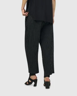 Women Alembika Pants & Skirts<Thera Relaxed Straight Leg Pants, Stripes