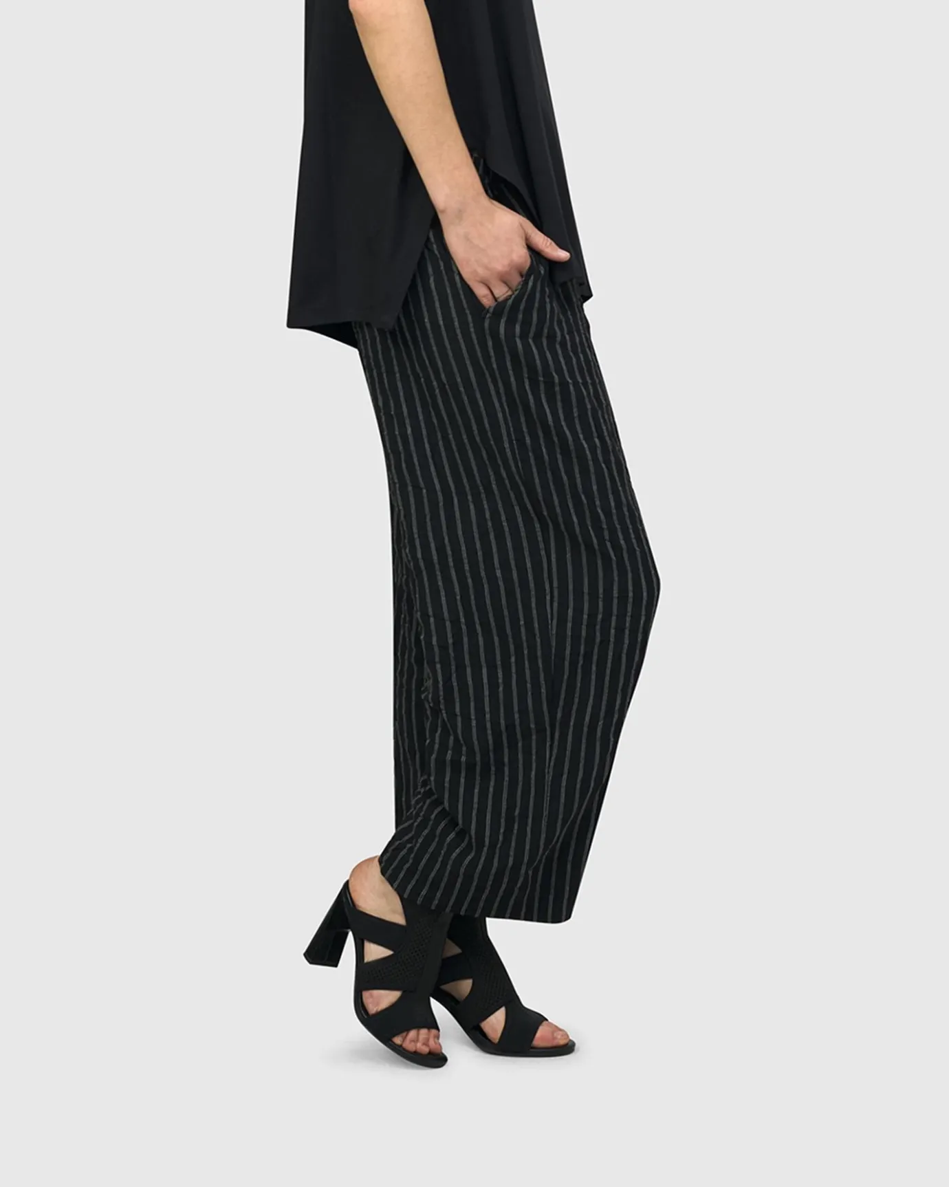 Women Alembika Pants & Skirts<Thera Relaxed Straight Leg Pants, Stripes