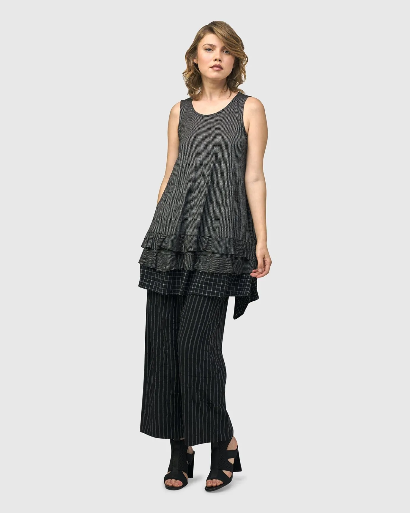 Women Alembika Pants & Skirts<Thera Relaxed Straight Leg Pants, Stripes