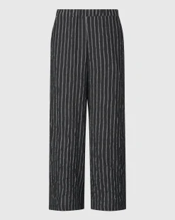 Women Alembika Pants & Skirts<Thera Relaxed Straight Leg Pants, Stripes