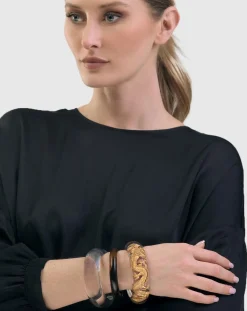 Women Alembika Accessories<Tortie Bangle Bracelet, Tortoise