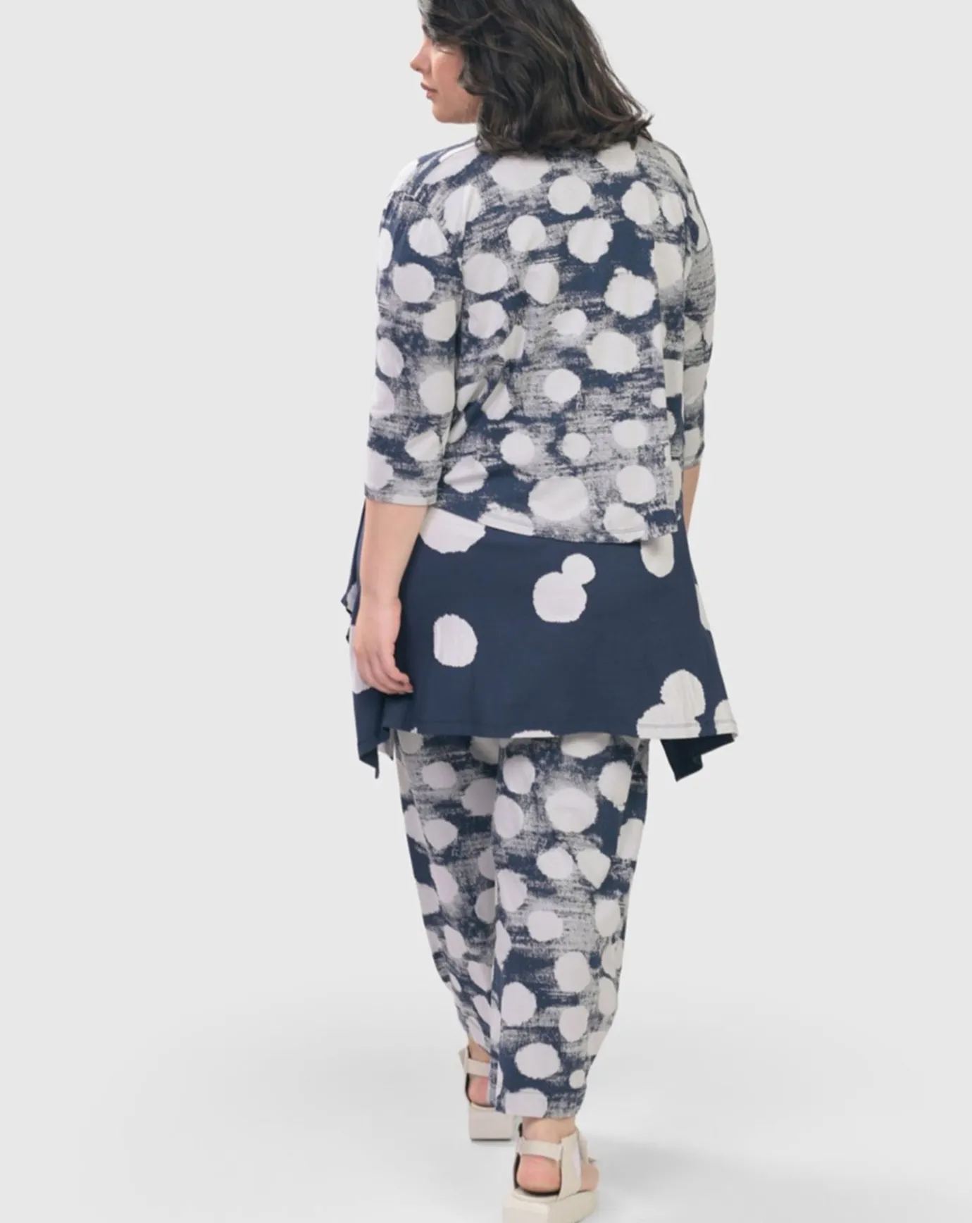 Women Alembika Tops & Tunics<Trapeze Tank Tunic, Navy