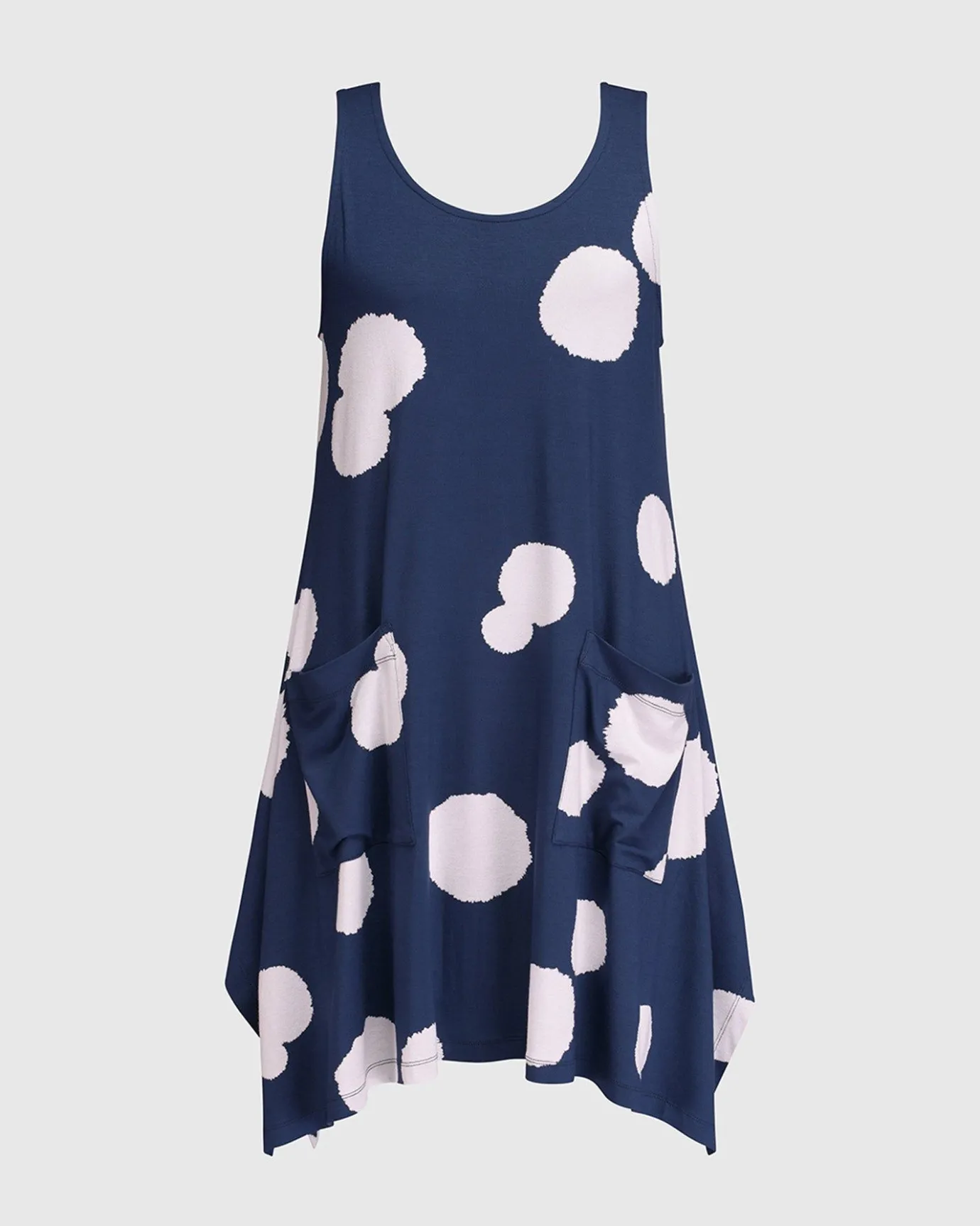 Women Alembika Tops & Tunics<Trapeze Tank Tunic, Navy
