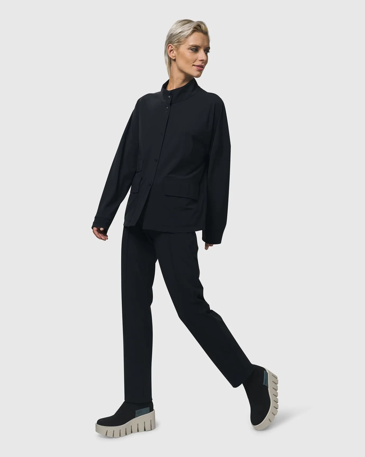 Women Alembika Pants & Skirts<Trinity Slim Pants, Black