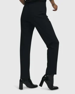 Women Alembika Pants & Skirts<Trinity Slim Pants, Black