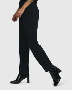 Women Alembika Pants & Skirts<Trinity Slim Pants, Black